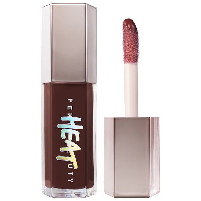 Fenty Beauty Gloss Bomb Heat Universal Lip Luminizer + Plumper- Hot Choloclit Heat 04